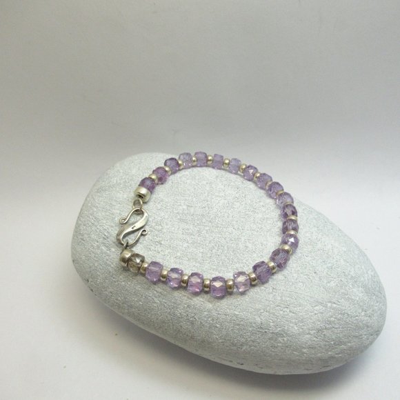 Ametrine and Sterling silver bracelet - Picture 4 of 10